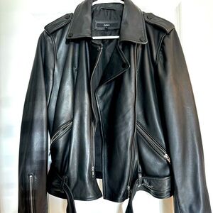 Quince 100% Leather Moto Jacket